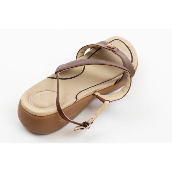 Dansko Sissy Brown Leather Ankle Strap Comfort Sandals Womens 9.5 / EU 40 - Picture 2 of 9